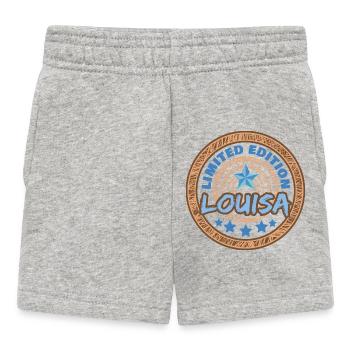 Louisa Louisa - Short Bébé - gris chiné - Devant