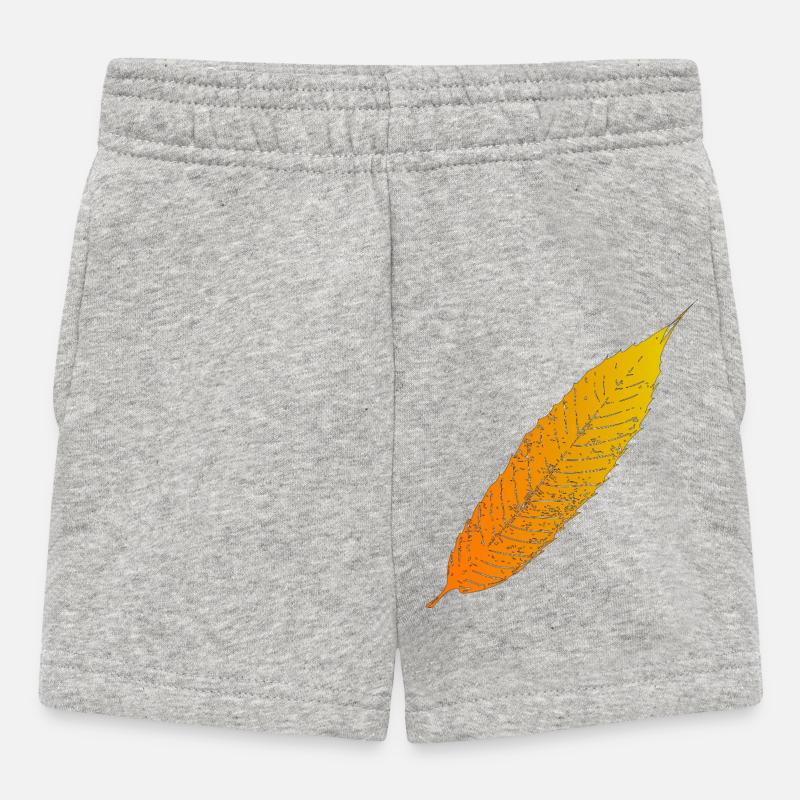Dégradé de feuilles d’automne - Short Bébé - gris chiné