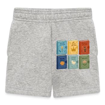 Fairy tale covers - Baby Shorts - heather grey - Front