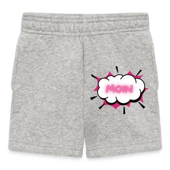 MOIN Nuage de néons - Short Bébé - gris chiné - Devant