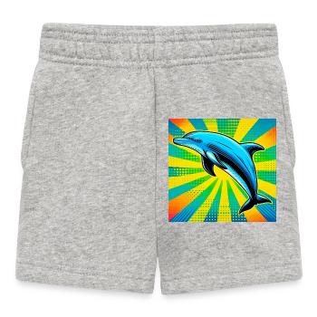 Delfin - Baby Shorts - Grau meliert - Vorne