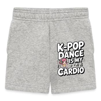 K-Pop Dance Funny Korea - Baby Shorts - heather grey - Front
