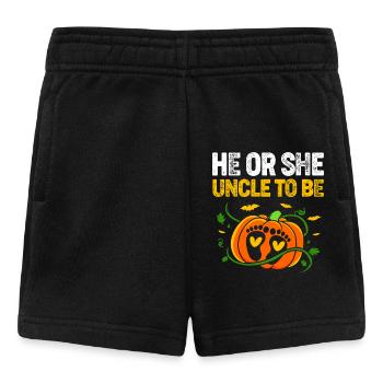 Sexe Révéler Halloween Babyshower - Short Bébé - noir - Devant