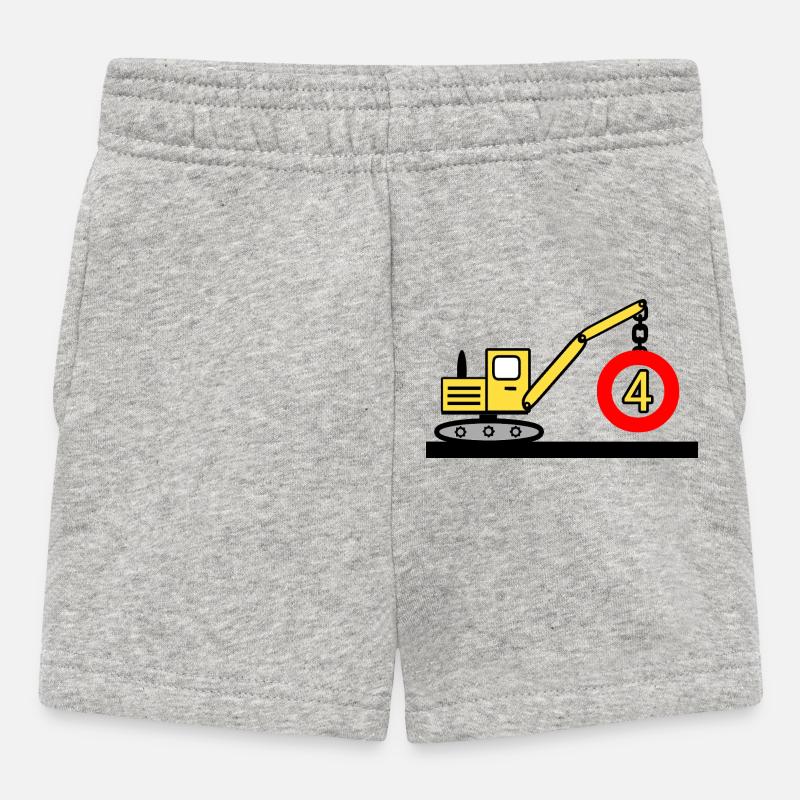 Bagger - Baby Shorts - Grau meliert
