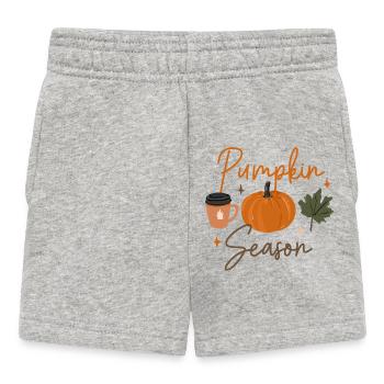 Herbst Kürbis Saison Illustration - Baby Shorts - Grau meliert - Vorne