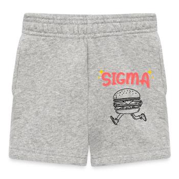 Sigma Burger Sprint - Baby Shorts - heather grey - Front