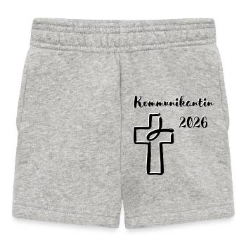 Communiant 2026 Communication initiale Fish Cross - Short Bébé - gris chiné - Devant