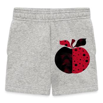 apple - Baby Shorts - heather grey - Front