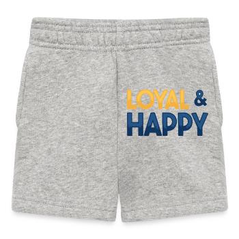 Loyal & Happy - Short Bébé - gris chiné - Devant
