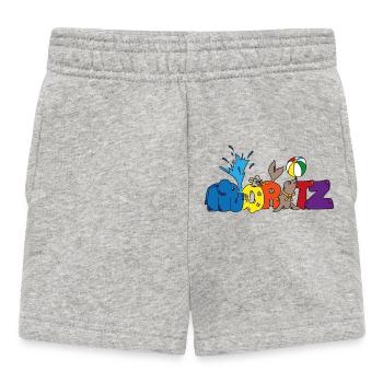 Moritz in the circus - Baby Shorts - heather grey - Front