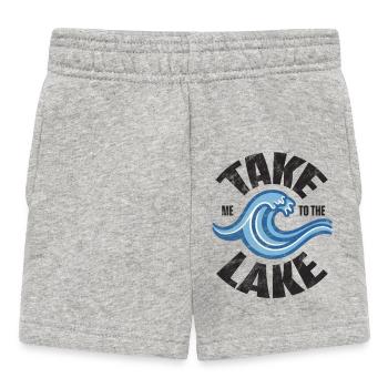 Emmenez-moi au lac - Retro Welle - Short Bébé - gris chiné - Devant