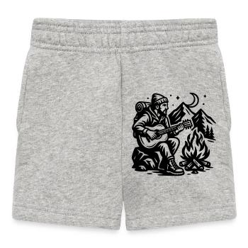 Feu de camp - Short Bébé - gris chiné - Devant