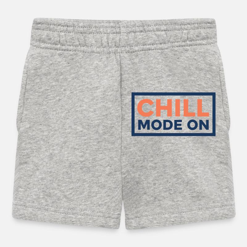 Mode Chill Activé - Short Bébé - gris chiné
