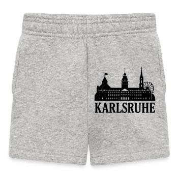 Silhouette de Karlsruhe - Short Bébé - gris chiné - Devant