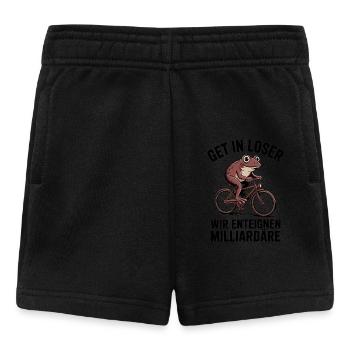 Get in Loser wir enteignen Milliardäre - Baby Shorts - Schwarz - Vorne
