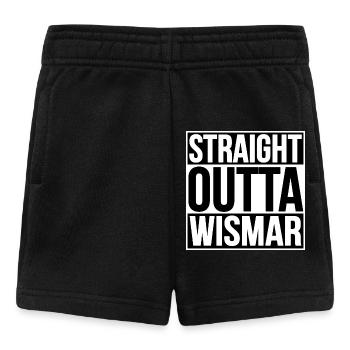 Straight Outta Wismar - Baby Shorts - Schwarz - Vorne