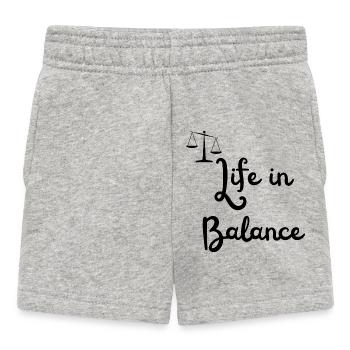 Freedom - Baby Shorts - heather grey - Front