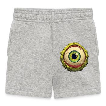 Oeil extraterrestre Orbe Regard verdoyant - Short Bébé - gris chiné - Devant