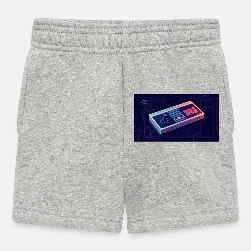 Console 80 - Short Bébé - gris chiné