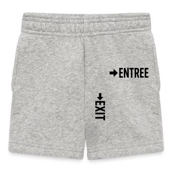 Entrée de sortie - Short Bébé - gris chiné - Devant