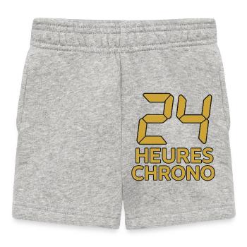 Design T-Shirt 24 Hour Series + mugs, bags - Baby Shorts - heather grey - Front