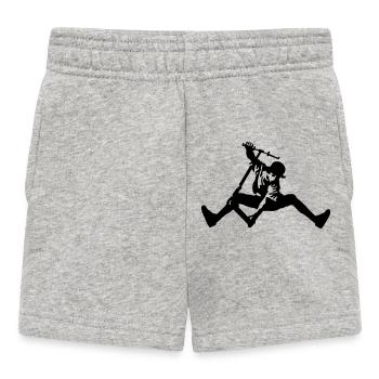 Scooter - Baby Shorts - heather grey - Front