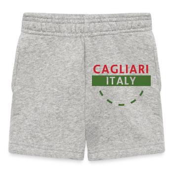 Cagliari Italien Emblem Grafiken - Baby Shorts - Grau meliert - Vorne