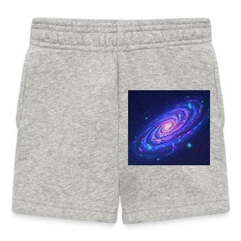 Néon Galaxy Spirale Cristaux - Short Bébé - gris chiné - Devant