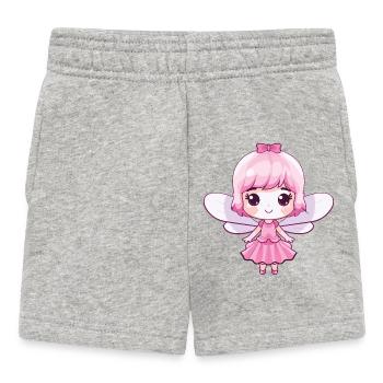 Fee Comic Niedlich - Baby Shorts - Grau meliert - Vorne