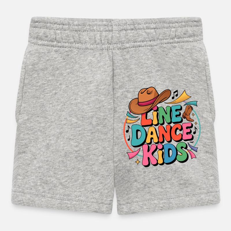Danse en ligne Enfants - Short Bébé - gris chiné