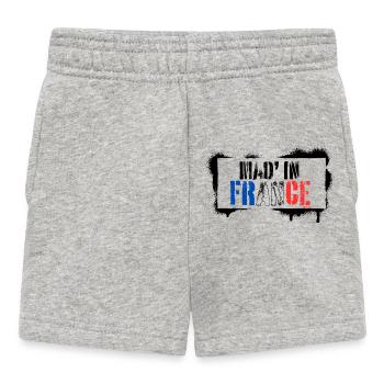 Mad in France - Baby Shorts - heather grey - Front