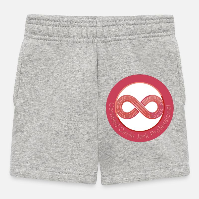 Professionnel certifié Circle Jerk - Short Bébé - gris chiné