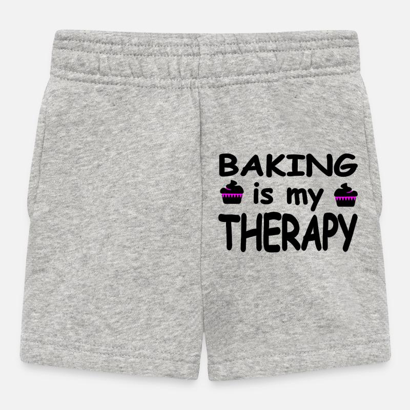 Backen - Baby Shorts - Grau meliert