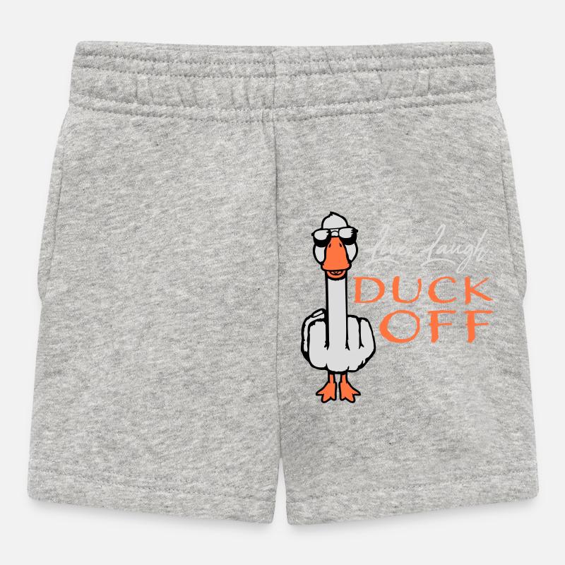 Goose Live Laugh Duck Off Lunettes de soleil Majeur - Short Bébé - gris chiné