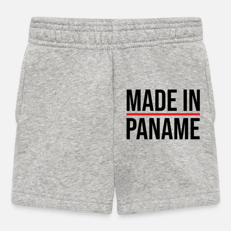 Made in Paname - Short Bébé - gris chiné
