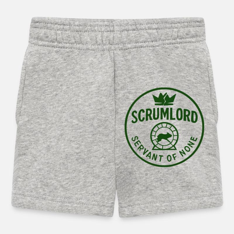 Scrumlord - Souverain sans sbires - Short Bébé - gris chiné