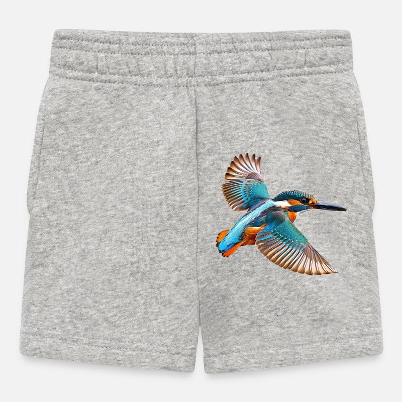 Eisvogel - Baby Shorts - Grau meliert