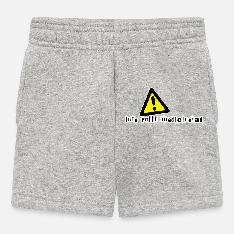 Pas complètement médicamenté - Short Bébé - gris chiné