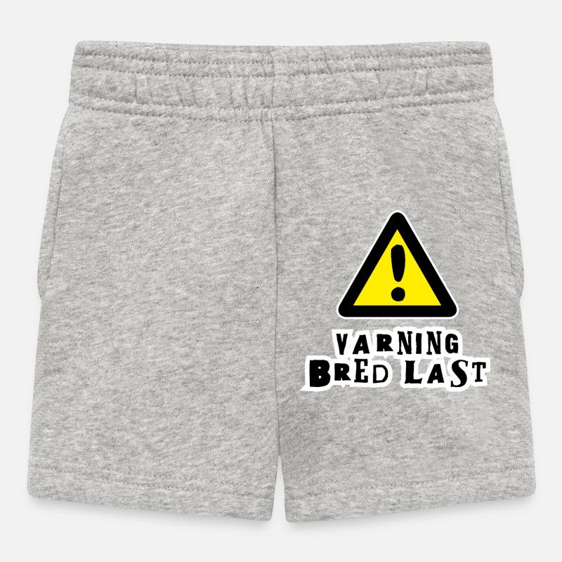 Avertissement de charge large - Short Bébé - gris chiné
