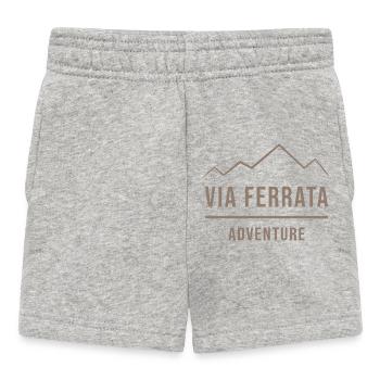 Aventure Via Ferrata - Short Bébé - gris chiné - Devant