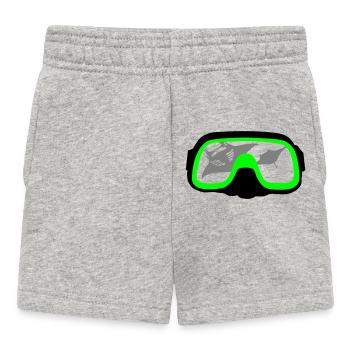 Diving goggles - Baby Shorts - heather grey - Front