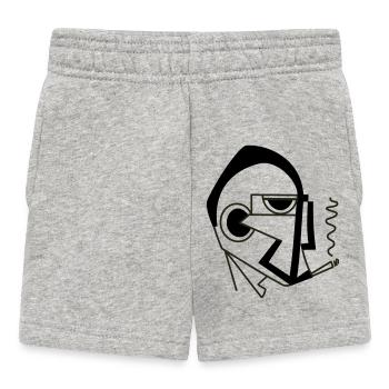 Der Anführer von Cean - Baby Shorts - Grau meliert - Vorne