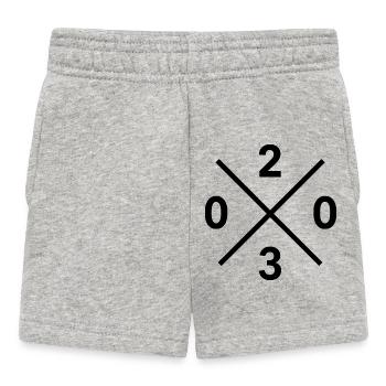 Dialing Code 0203 Duisburg Ruhrpott Merch Pullover Shirt - Baby Shorts - heather grey - Front
