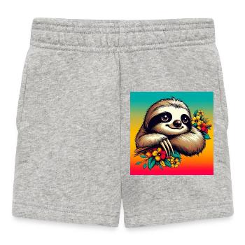 paresse - Short Bébé - gris chiné - Devant