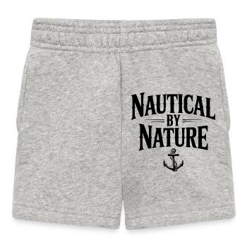 Nautical by Nature - Baby Shorts - heather grey - Front