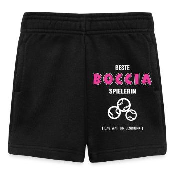 Best Female Boccia Player Boules Game - Baby Shorts - black - Front