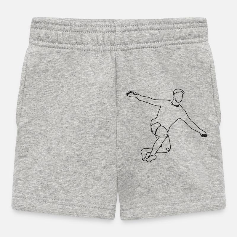 Jubilation - Short Bébé - gris chiné