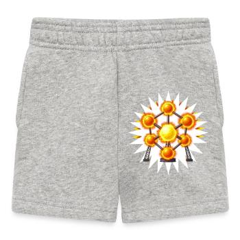 ATOMIC FUSION - Bellegique - Short Bébé - gris chiné - Devant