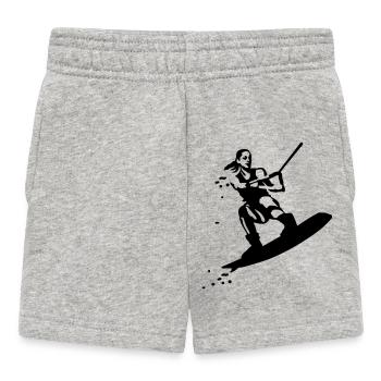 Wakeboard - Short Bébé - gris chiné - Devant