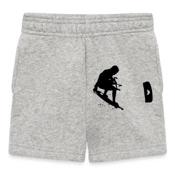 Kitesurfing - Baby Shorts - Grau meliert - Vorne